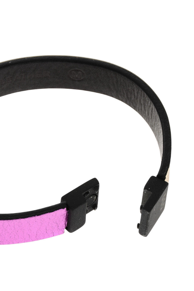 Multicolor Logo Leather Bracelet 3