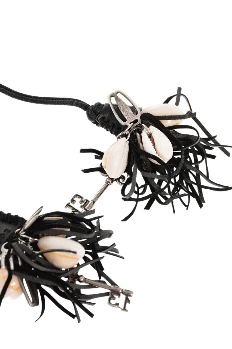 Black Shell Fringe Bracelet 2