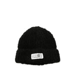 Black Logo Beanie Cap 1