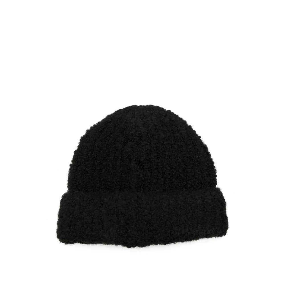 Black Logo Beanie Cap 2