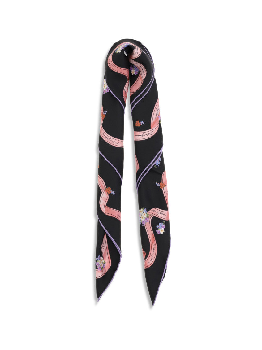 Multicolor Floral Print Scarf 2
