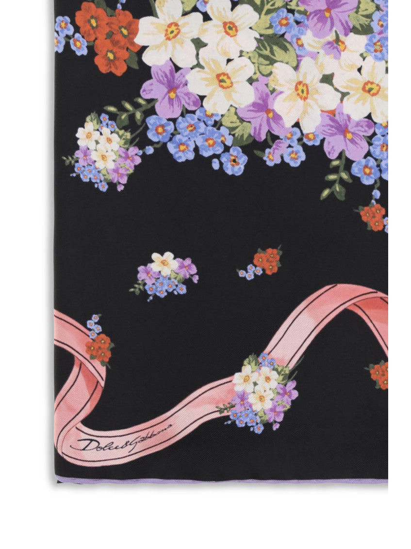 Multicolor Floral Print Scarf 3