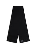 Black Solid Scarf 1