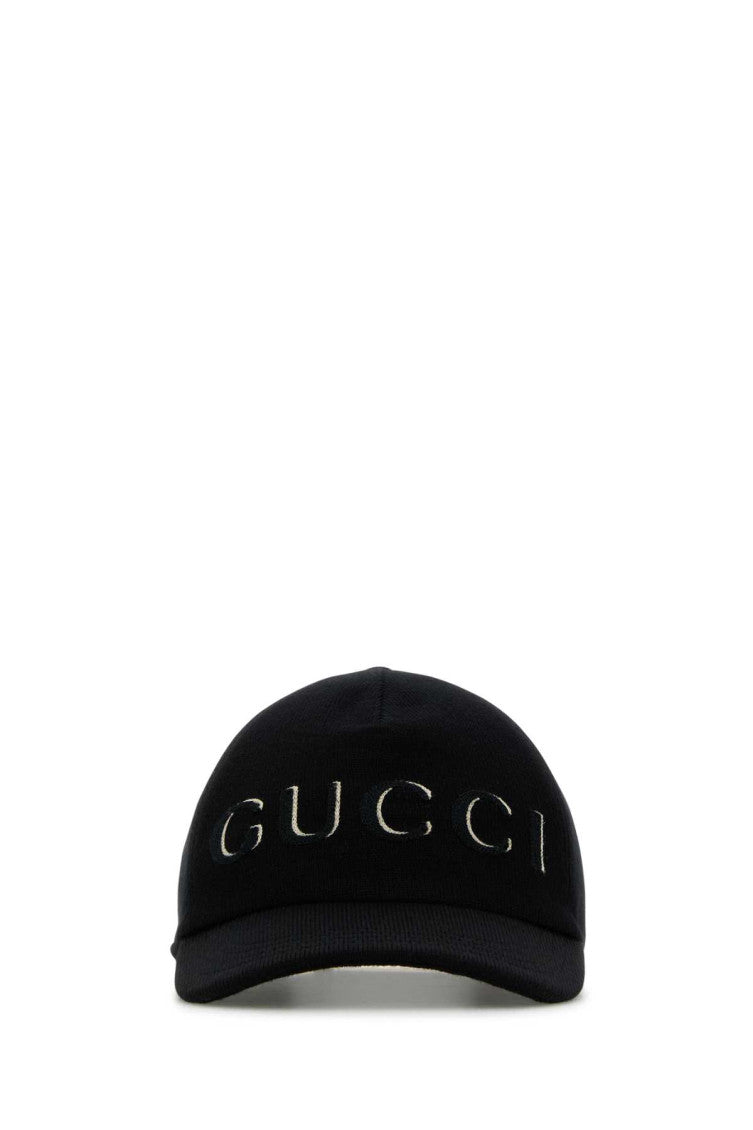 Black Logo Baseball Cap 1
