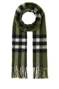 Green Signature Check Scarf 1
