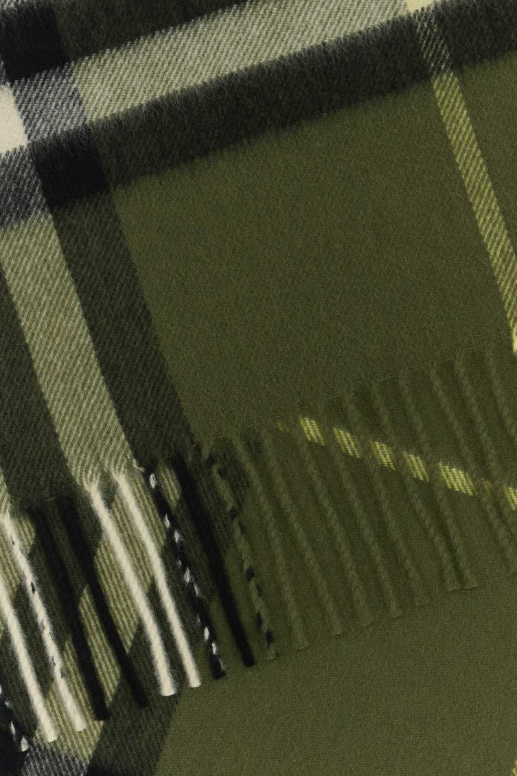 Green Signature Check Scarf 2