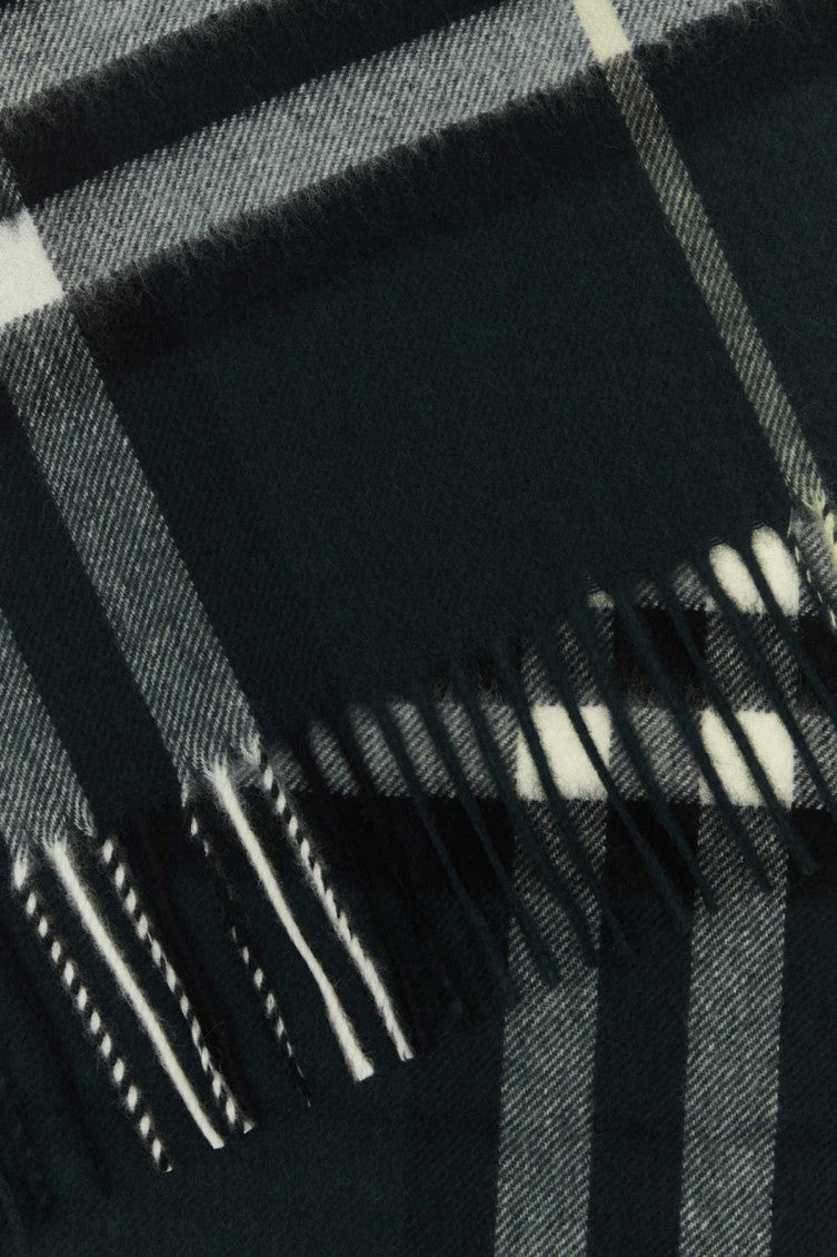 Dark Green Signature Check Scarf 2