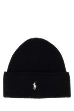 Black Logo Beanie Hat 1