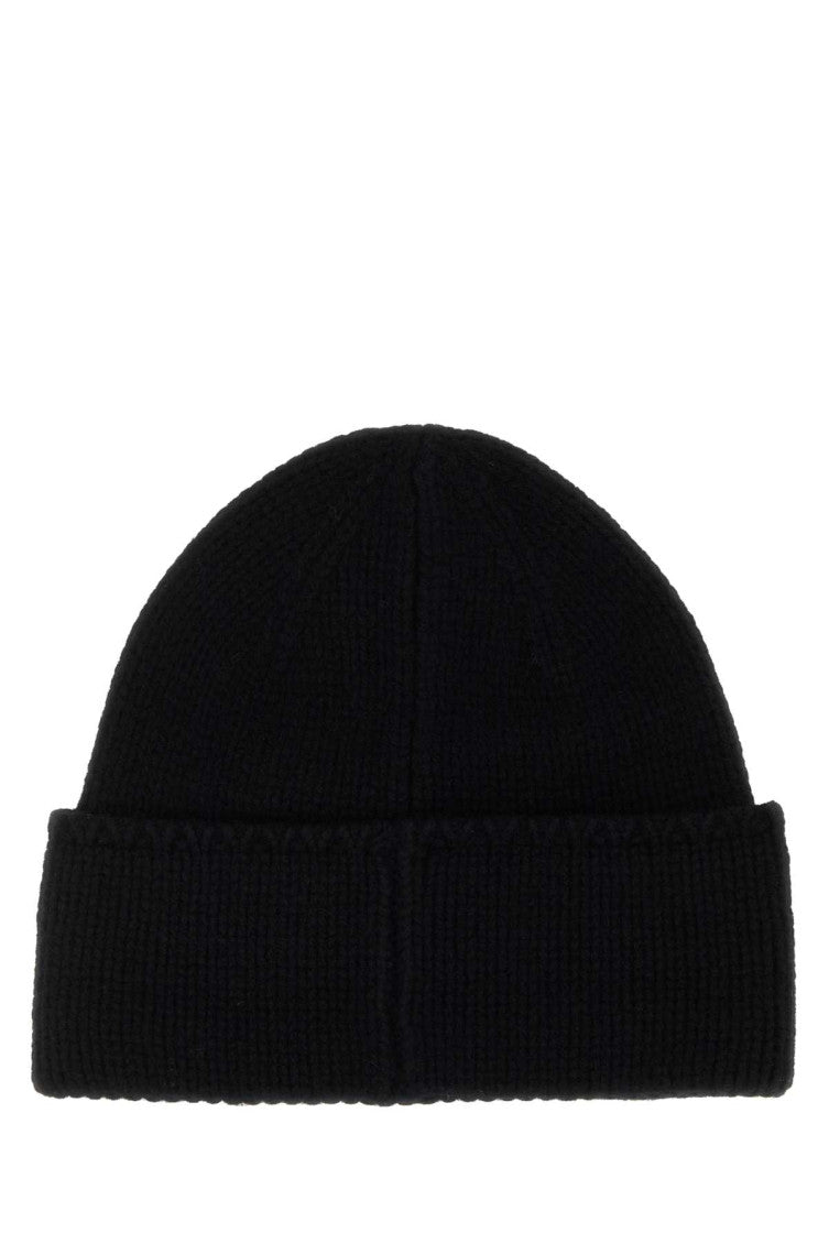 Black Logo Beanie Hat 2