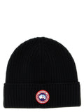 Black Logo Beanie Cap 1