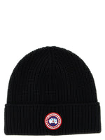 Black Logo Beanie Cap 1