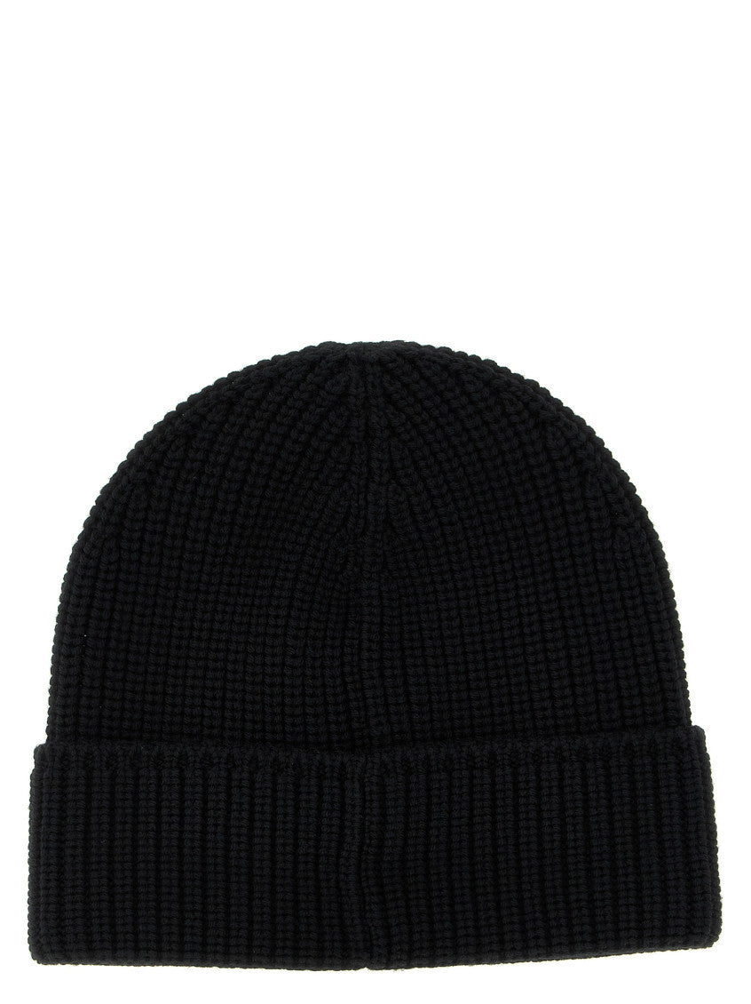 Black Logo Beanie Cap 2