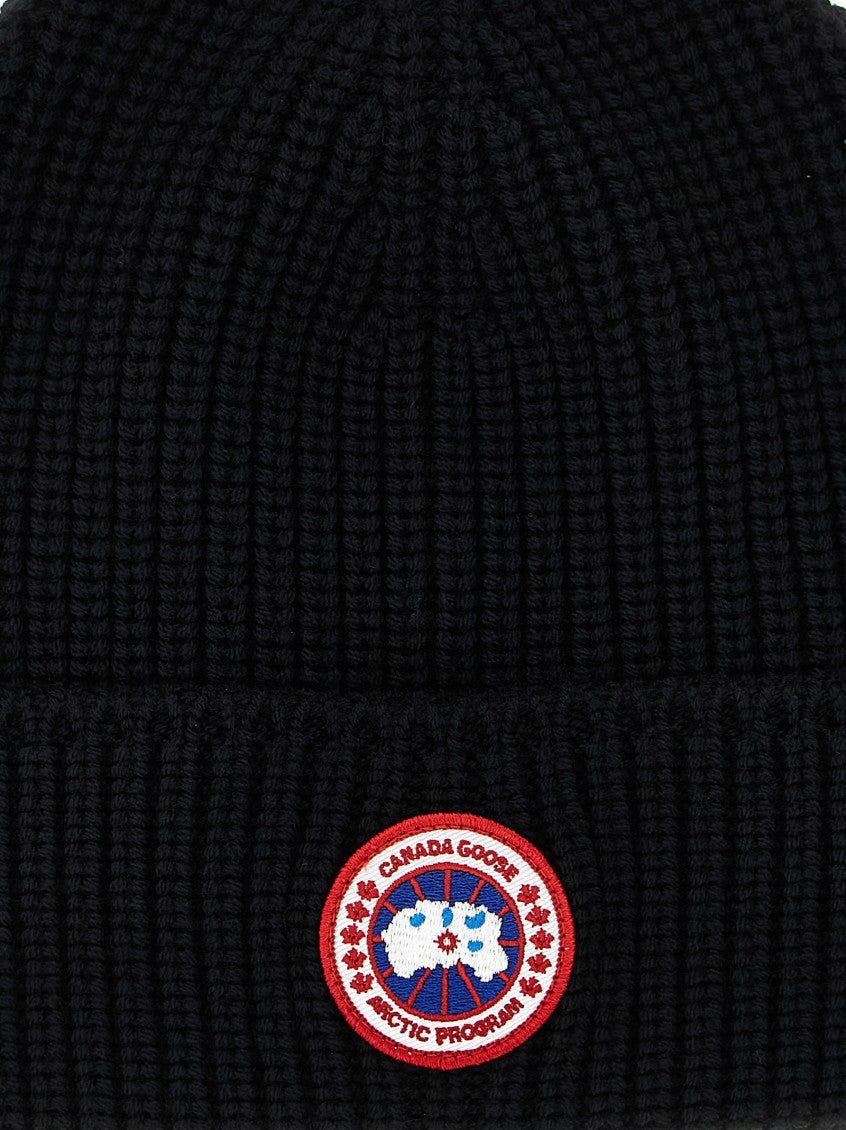 Black Logo Beanie Cap 3