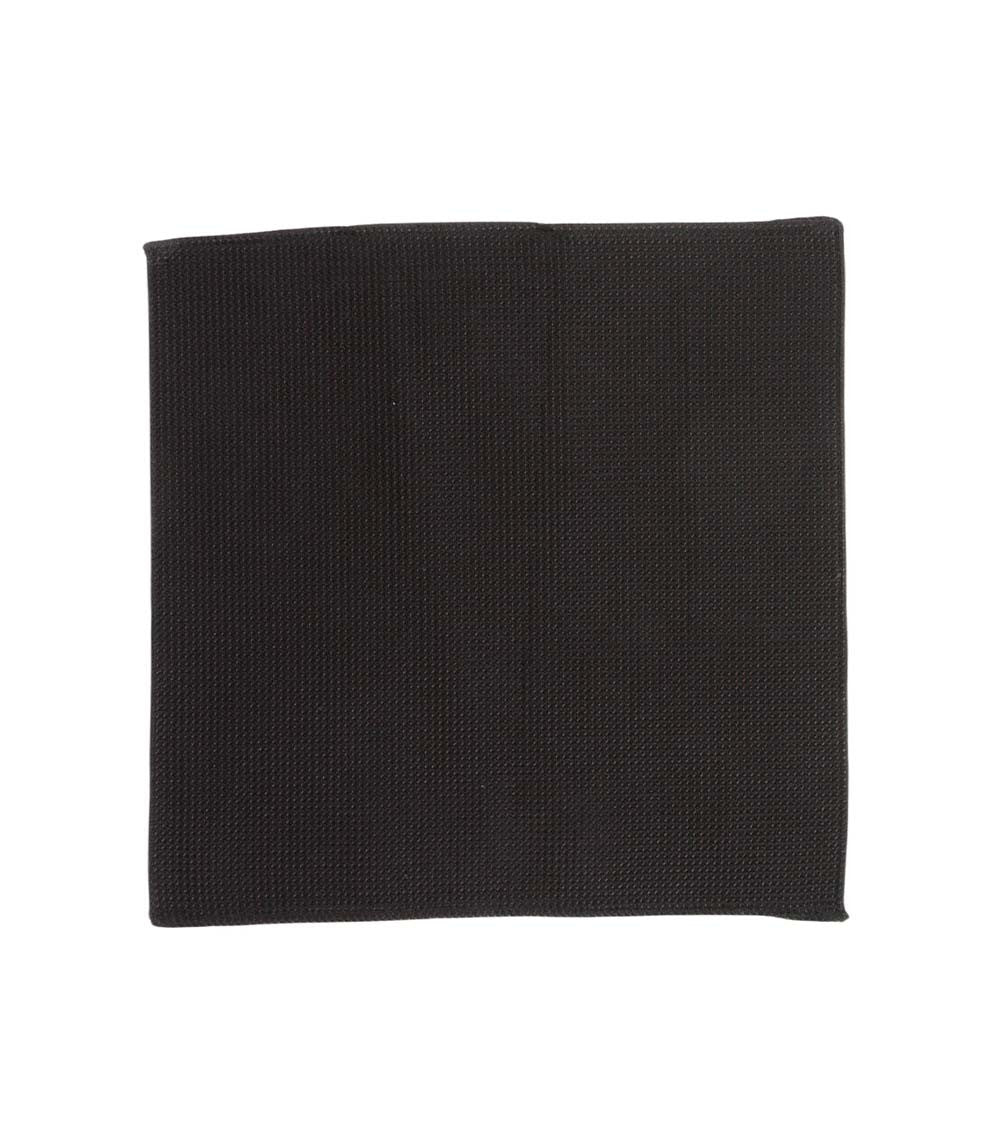 Dark Brown Solid Pocket Square 1