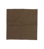 Dark Brown Textured Pocket Square 1