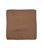 Brown Classic Solid Pocket Square 1