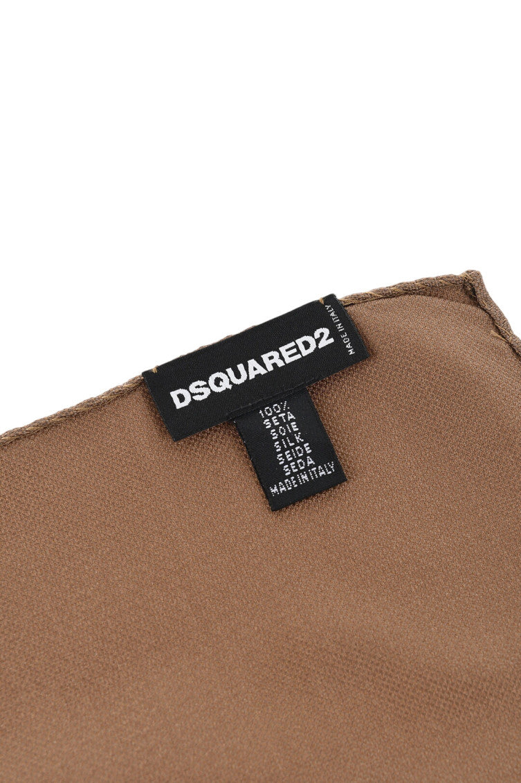 Brown Classic Solid Pocket Square 3