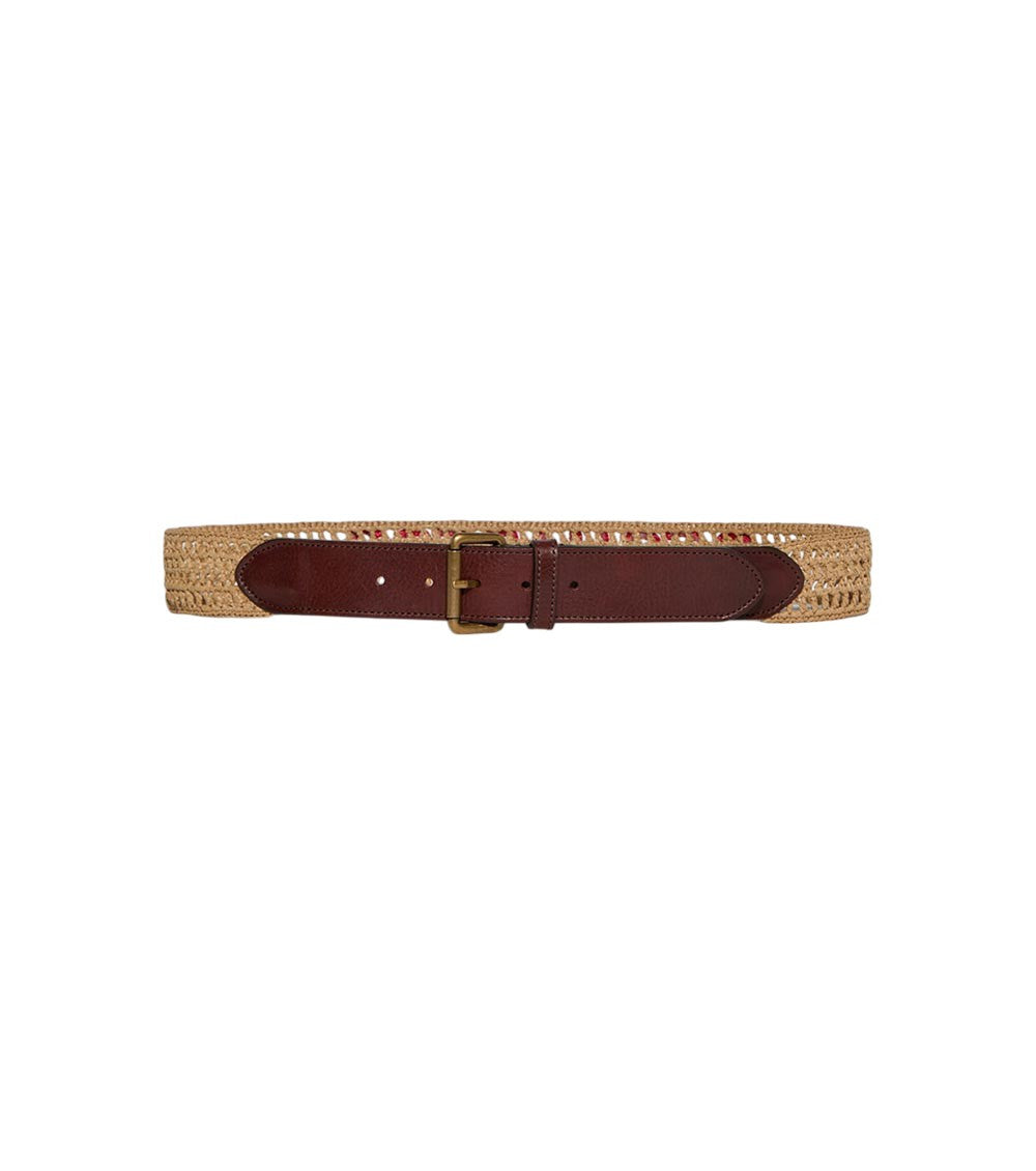 Multicolor Knitted Logo Belt 2