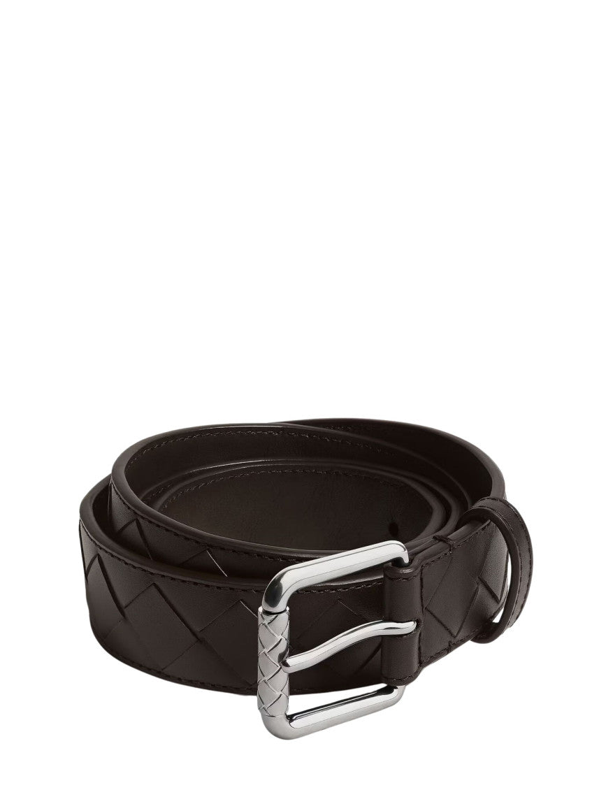 Dark Brown Woven Belt 2