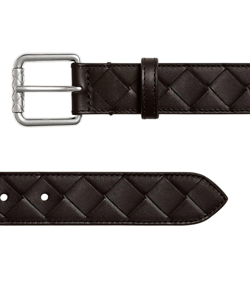 Dark Brown Woven Belt 3