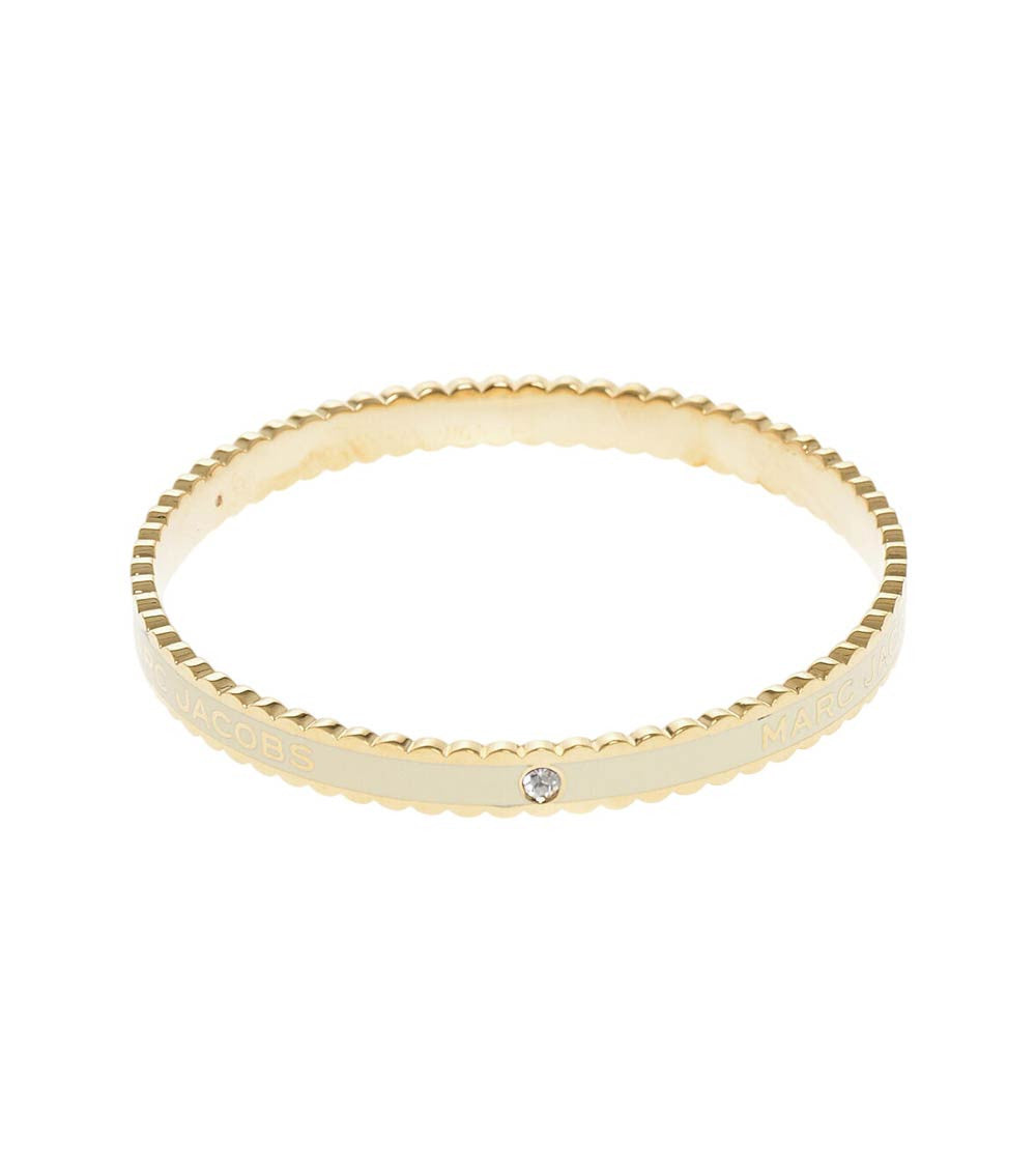 Golden Logo Bangle Bracelet 1