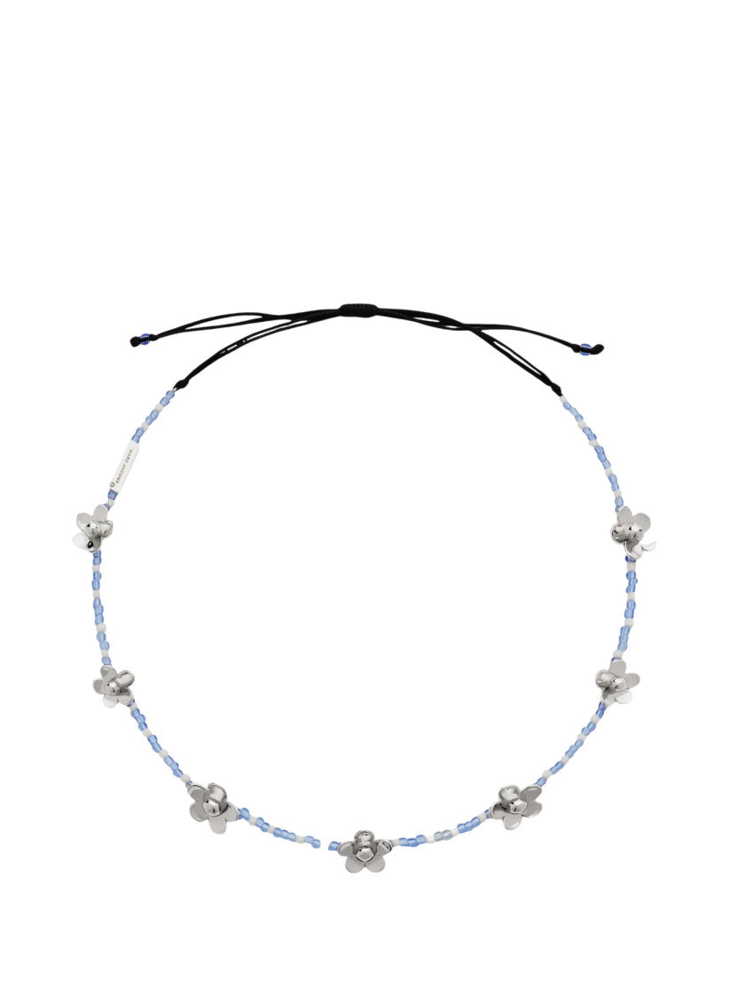 Silver Floral Necklace 1