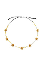 Golden Daisy Beaded Necklace 1