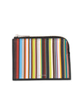 Multicolor Signature Stripes Wallet 1