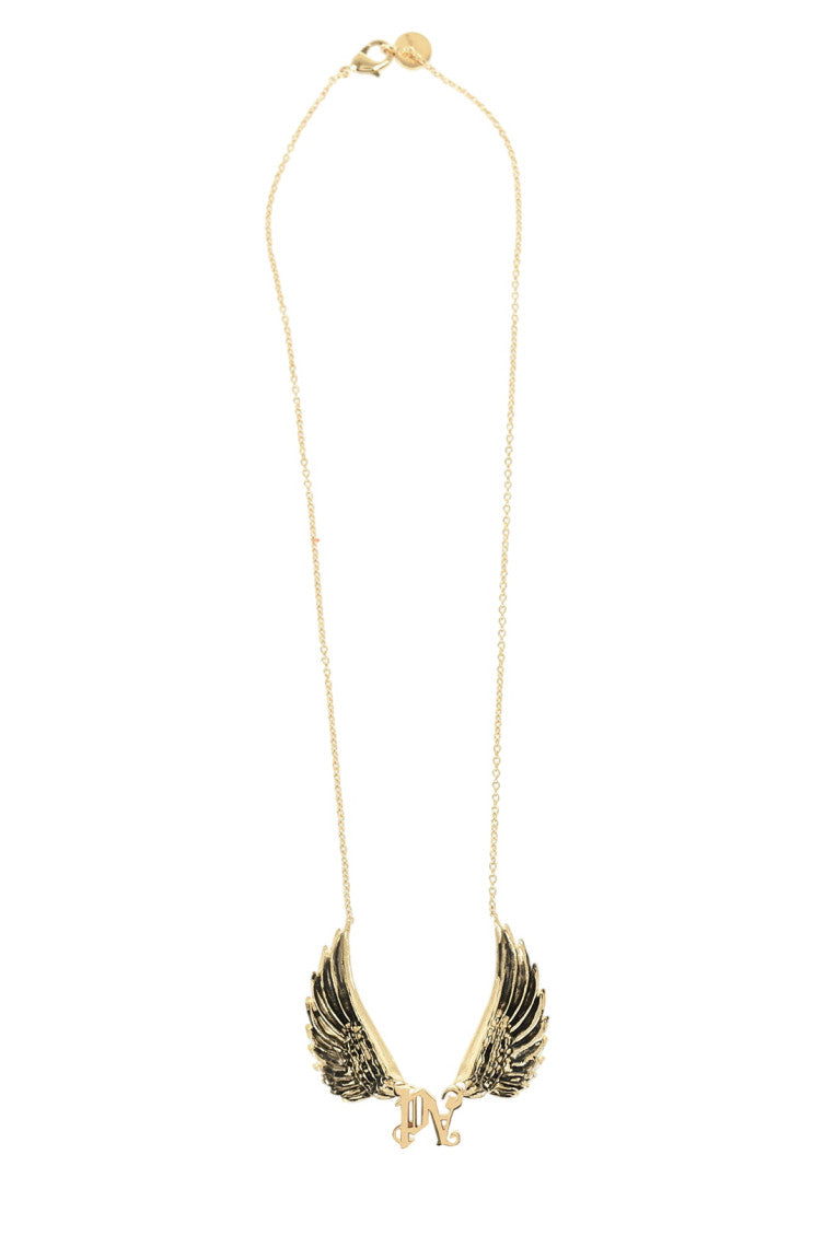 Golden Wings Pendant Necklace 1