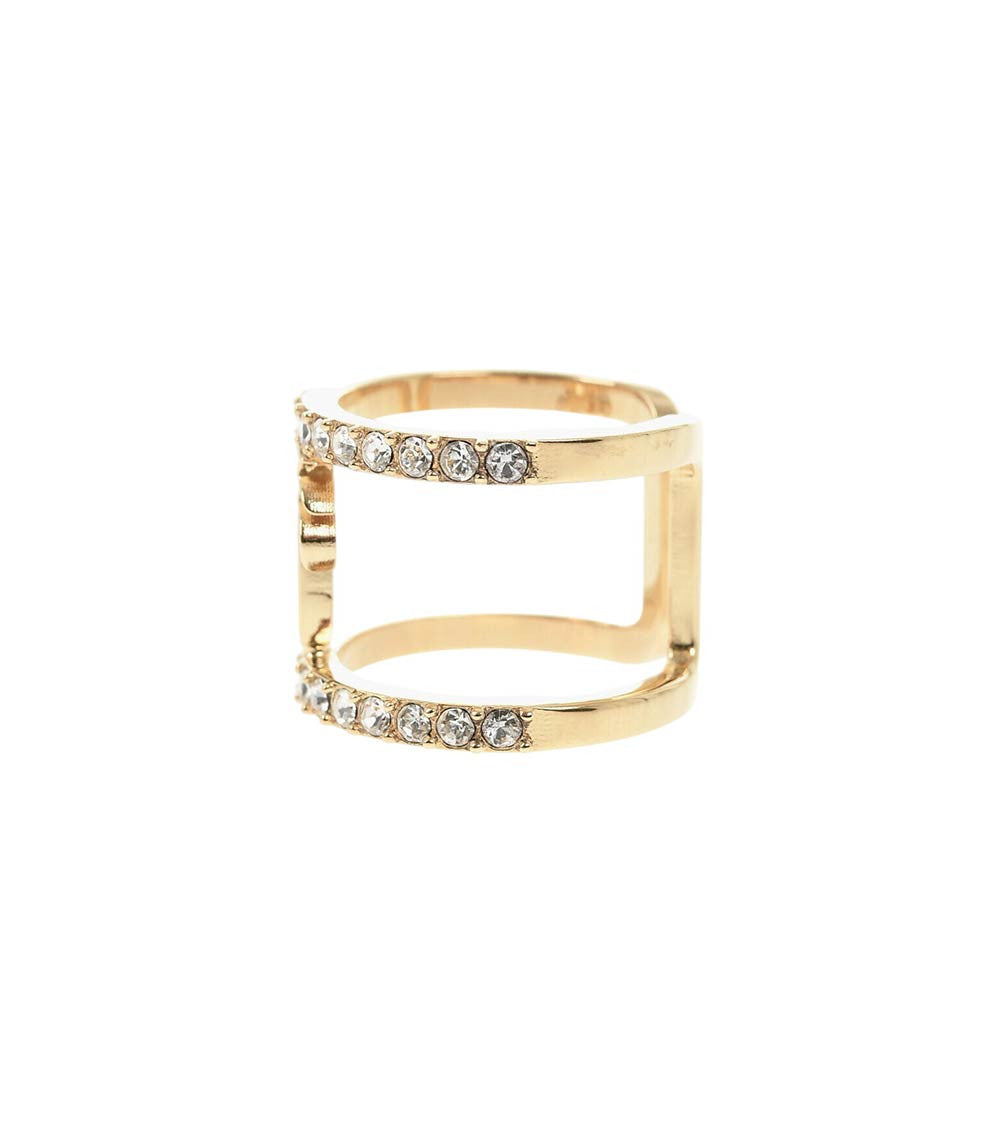 Golden Palm Tree Ring 3