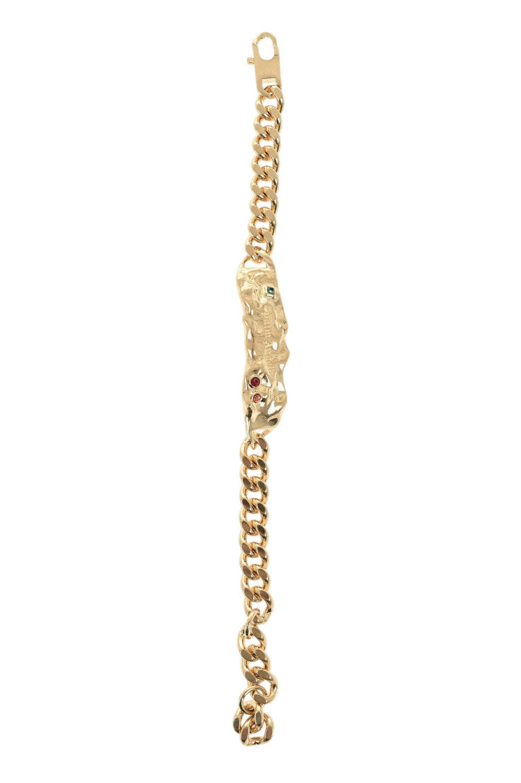 Golden Logo Chain Bracelet 4