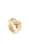 Golden Signature Ring 1