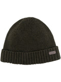 Dark Green Knitted Beanie Cap 1