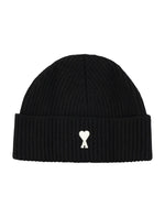 Black Logo Beanie Cap 1