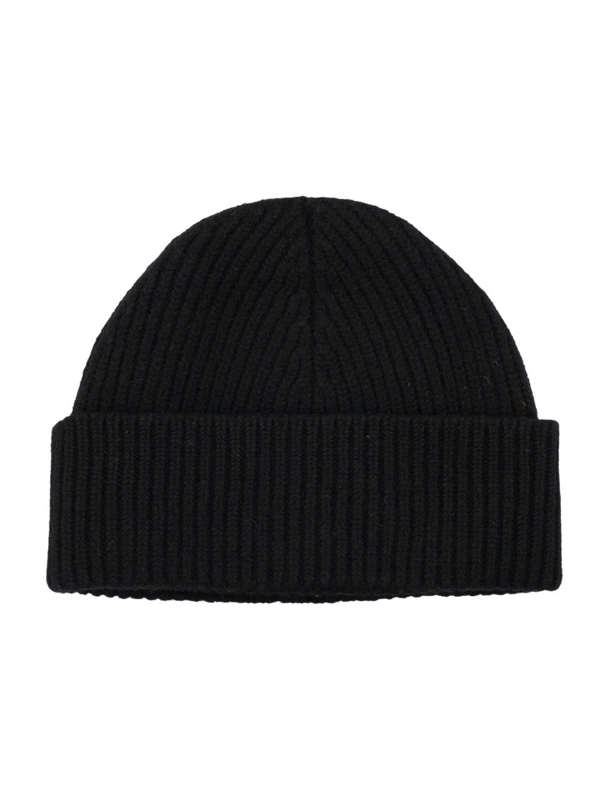 Black Logo Beanie Cap 2