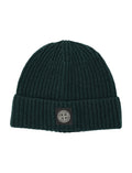 Dark Green Logo Beanie Cap 1