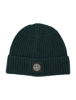 Dark Green Logo Beanie Cap 1