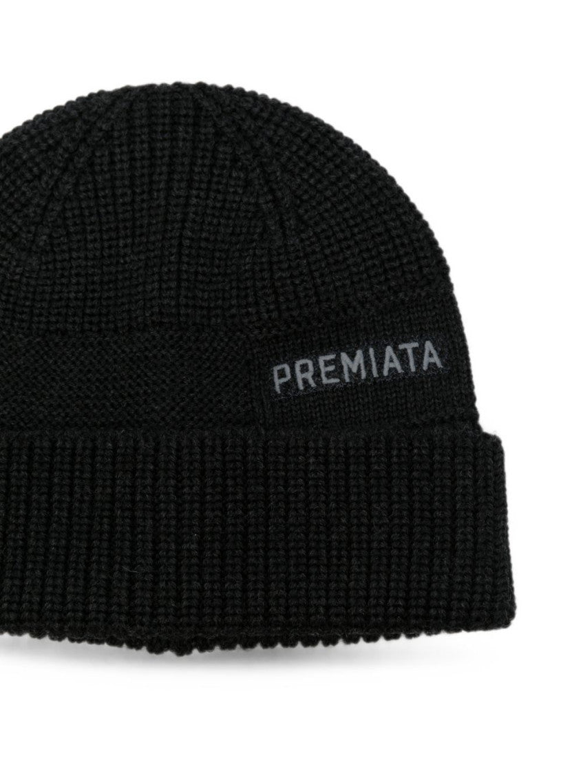 Black Logo Beanie Cap 3