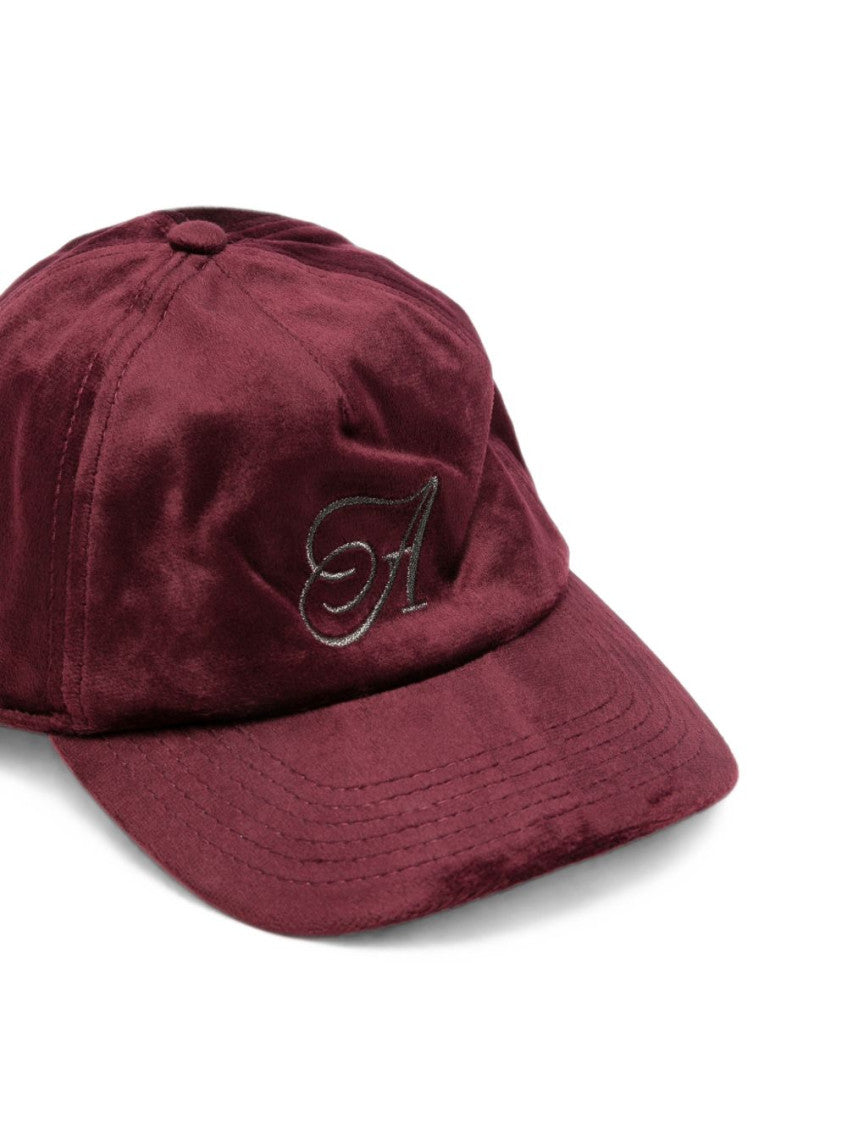 Maroon Solid Baseball Cap 2