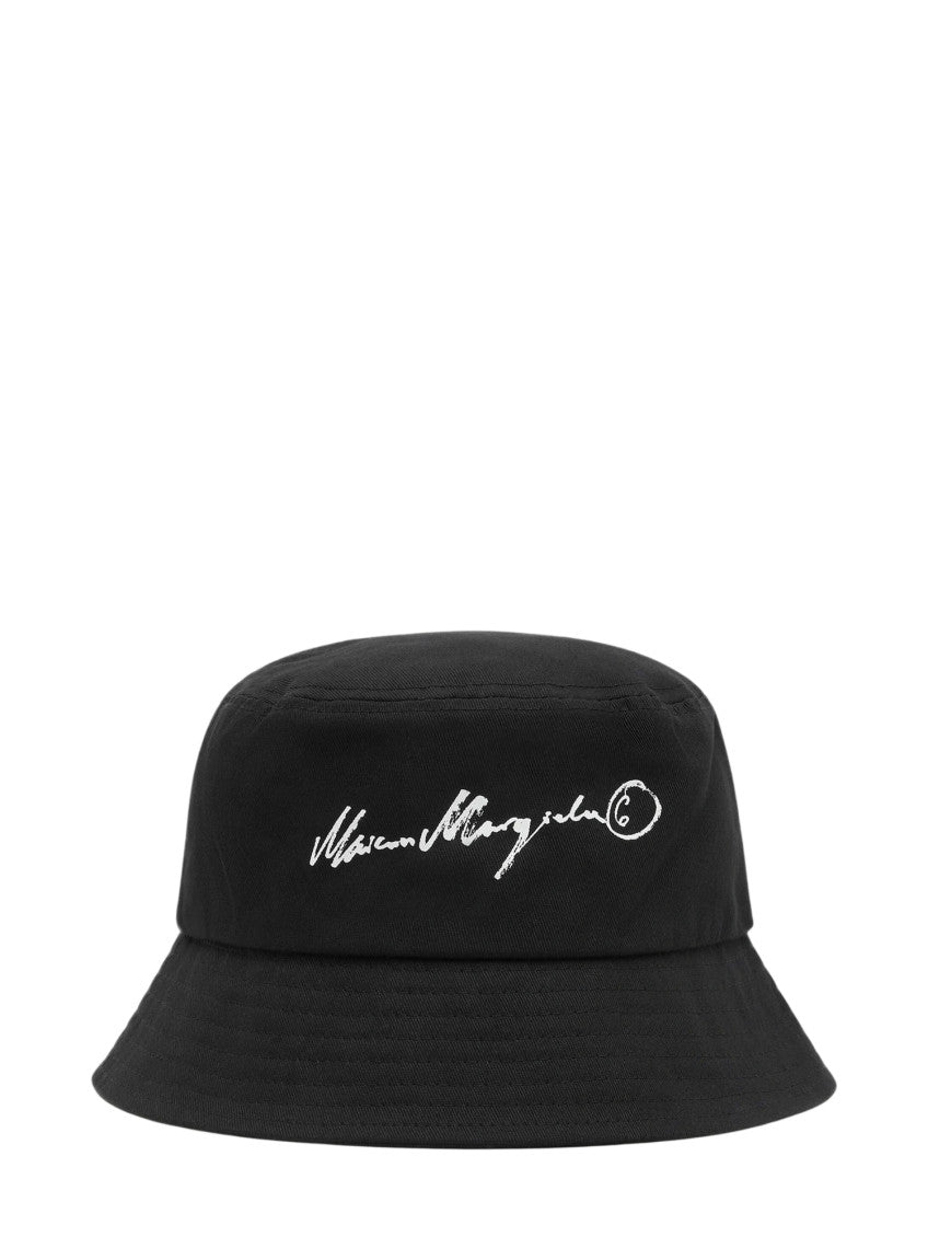 Black Logo Bucket Hat 1