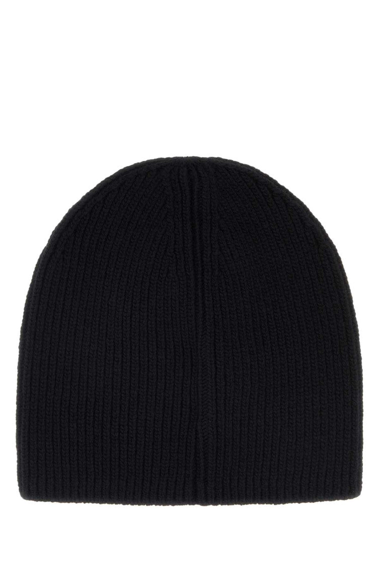 Black Logo Beanies Cap 2