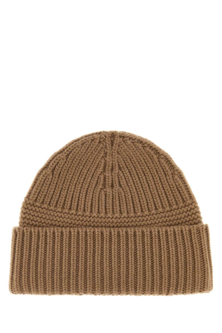Light Brown Logo Beanie Cap 2