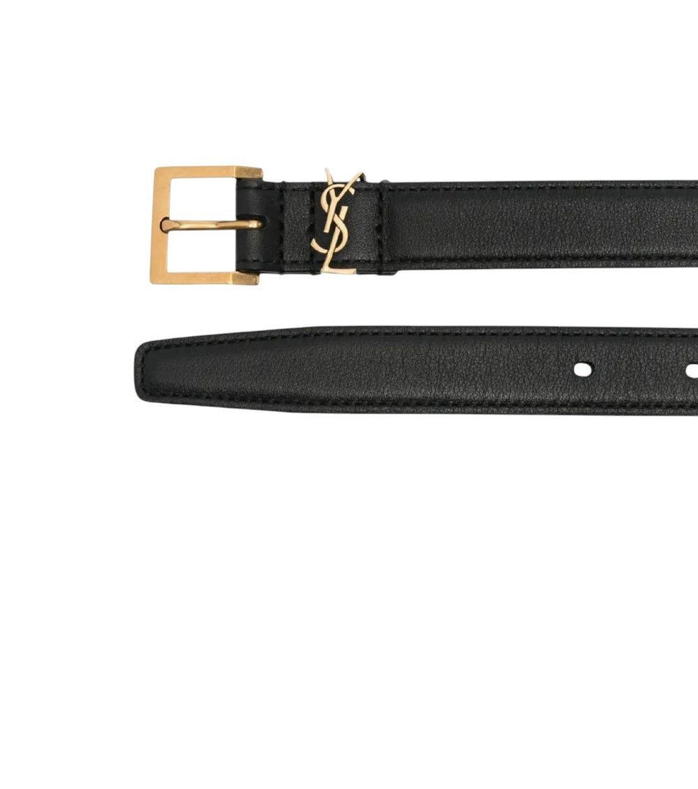 Black Cassandre Buckle Belt 2