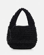 Black large Popcorn hobo bag 1