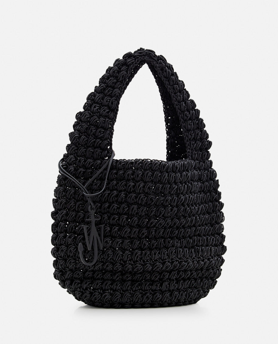 Black large Popcorn hobo bag 3