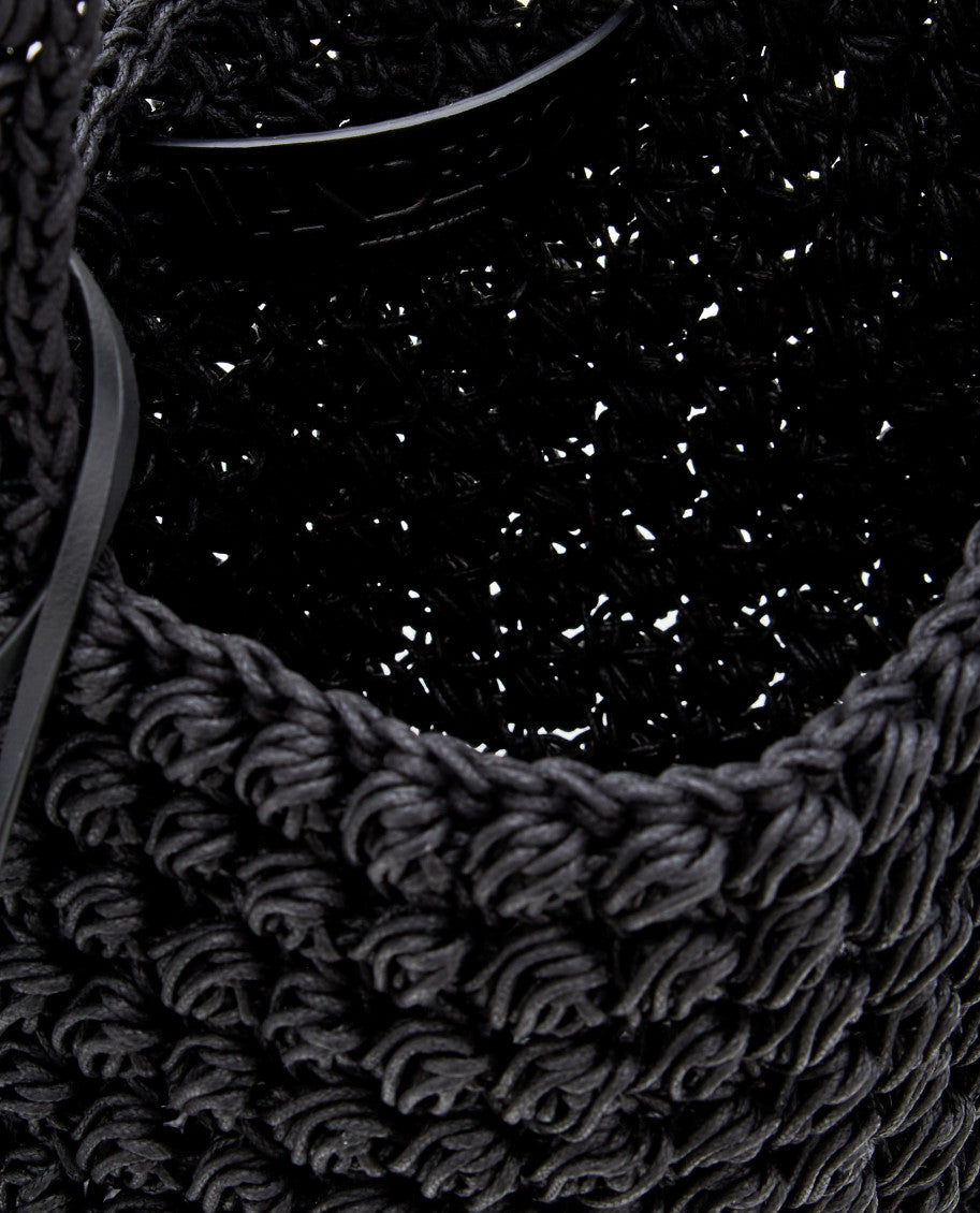 Black large Popcorn hobo bag 4
