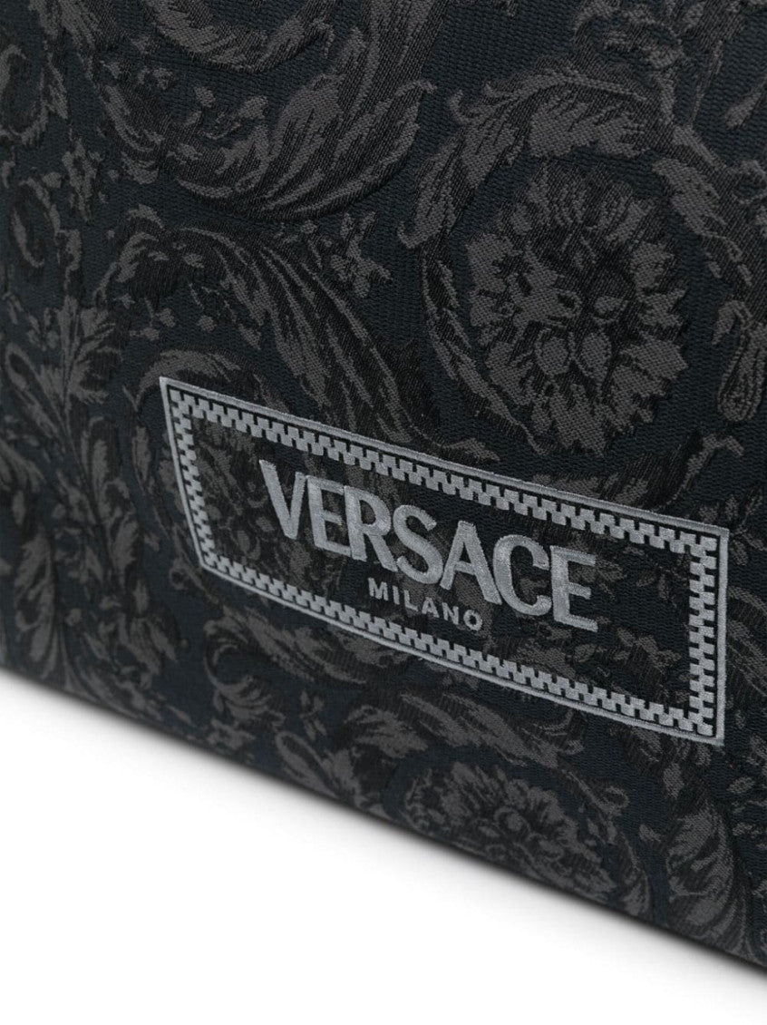 Black Barocco Athena Tote Bag 3