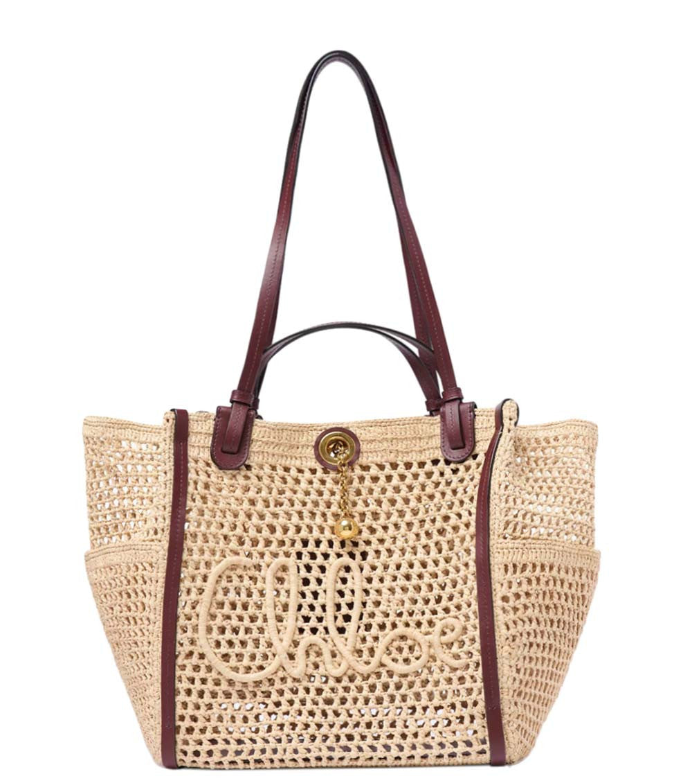 Natural Logo Small Tote 1