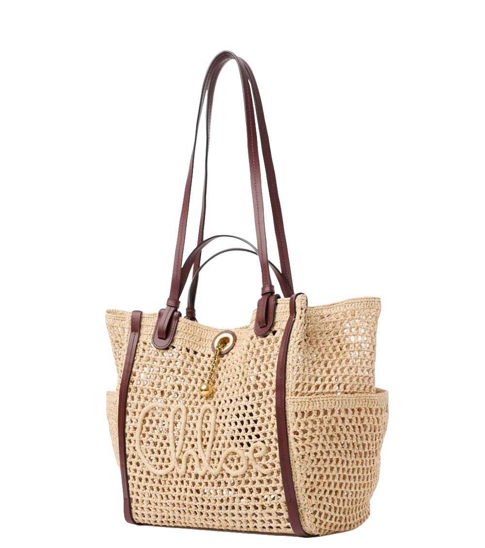 Natural Logo Small Tote 2