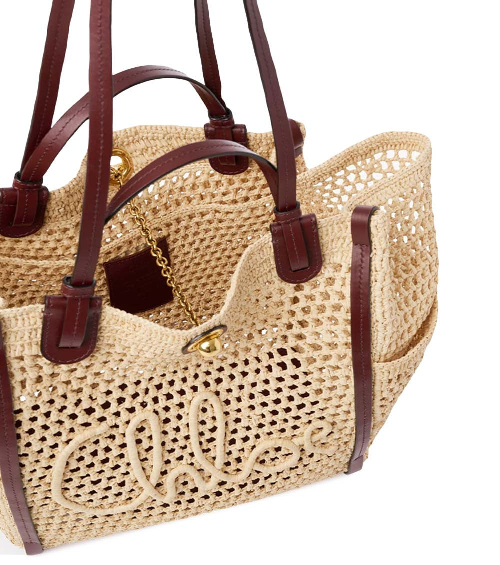Natural Logo Small Tote 4